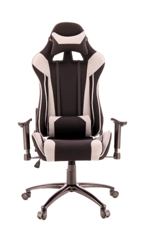 Игровое компьютерное кресло Lotus S4 ткань серый