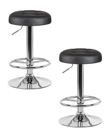 Набор 2 шт Табурет барный BRUNO, черный