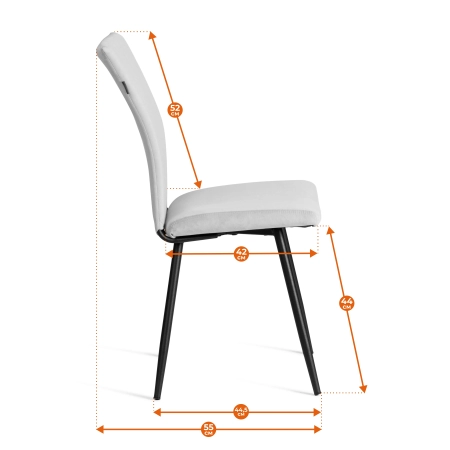 Стул обеденный Monte Carlo бежевый Стул обеденный Monte Carlo бежевый