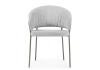 Стул на металлокаркасе Лео серый brendy monsoon 22, капучино