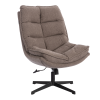 Кресло лаунж Reflex/Рефлекс с пуфом бежевый