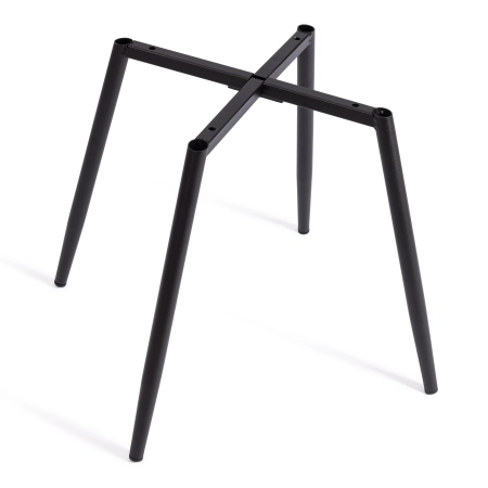 Стул обеденный Bari черный, экокожа и металл, мягкое сиденье, без подлокотников Стул обеденный Bari черный, экокожа и металл, мягкое сиденье, без подлокотников