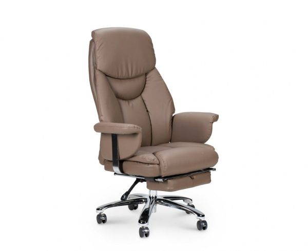 Компьютерное кресло Парламент серо-коричневый