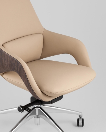 Кресло руководителя Reign TopChairs бежевый