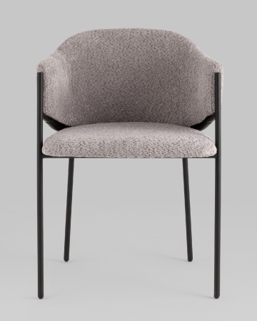 Стул Brace букле серый