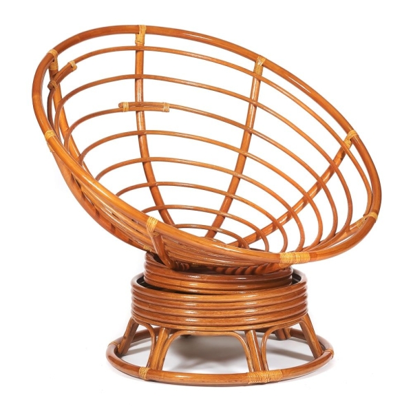 Кресло-качалка "PAPASAN" w 23/01 B, без подушки, Cognac коньяк