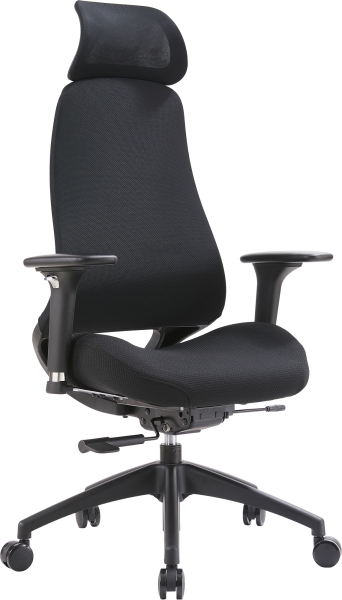 Эргономичное кресло Ant ткань черный