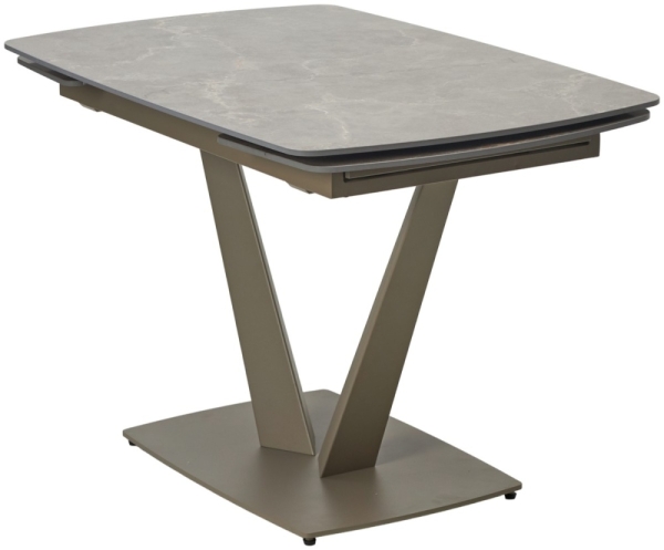 Стол ALATRI 120 MATT LATTE STONE SOLID CERAMIC, TAUPE