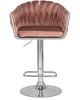 Стул барный MARCEL пудрово-розовый велюр MJ9-32