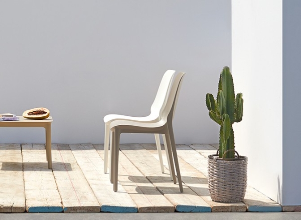 Стул пластиковый Scab Design Ginevra тортора