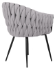 Набор 2 шт Стул обеденный MATILDA серая ткань (LAR 275-17)