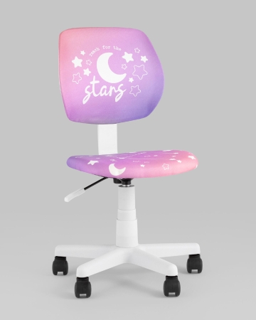 Кресло компьютерное детское ЛОЛО Starry Night пластик белый