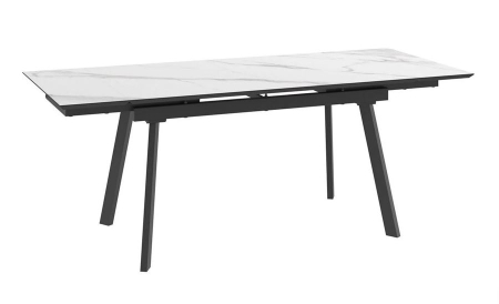 Cтол с керамическим покрытием MILANA FOUR-160 черный 160(40+40)х90