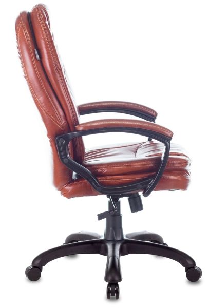 Кресло руководителя Бюрократ CH-868N коричневый Boroko-37 эко.кожа крестовина пластик