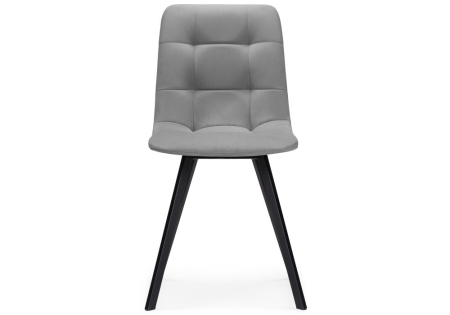 Обеденная группа Эделин светло-серый, дуб вотан, черный матовый