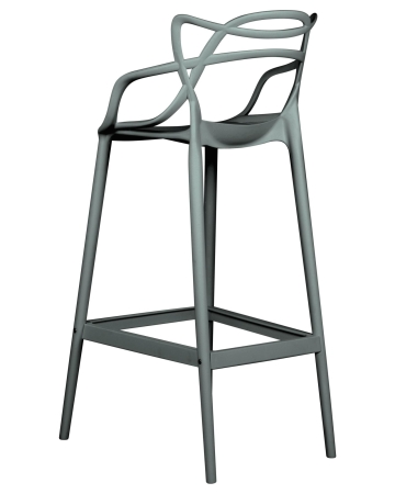 Набор 4 шт Стул барный MASTERS BAR, темно-серый (GR-04)