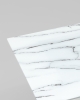 Стол обеденный Даллас 160*90 белый стеклянный фото в интернет-магазине Stoolmarket