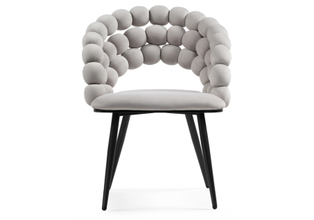 Стул на металлокаркасе Ball серый, черный