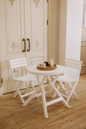 Стол садовый Domfy Garden Table пластик белый