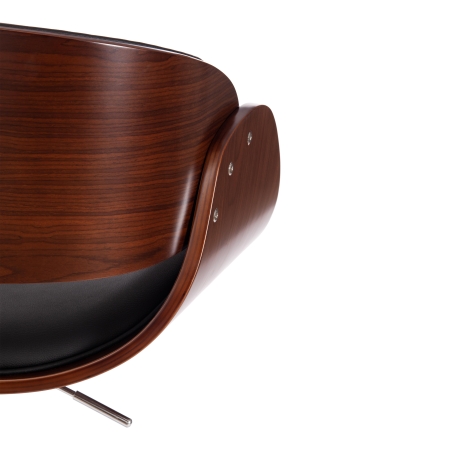 Барный стул LANDO (mod.4036) металл, дерево, экокожа, 59х51х93-114 см