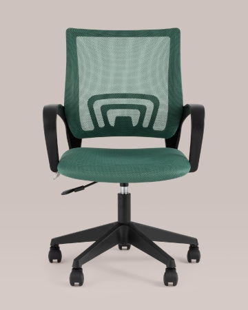Кресло офисное ST-Basic TopChairs сетка и ткань зеленый фото в интернет-магазине Stoolmarket