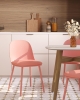 Стул Fog с подушкой пластик пыльно-розовый Стул Fog с подушкой пластик пыльно-розовый