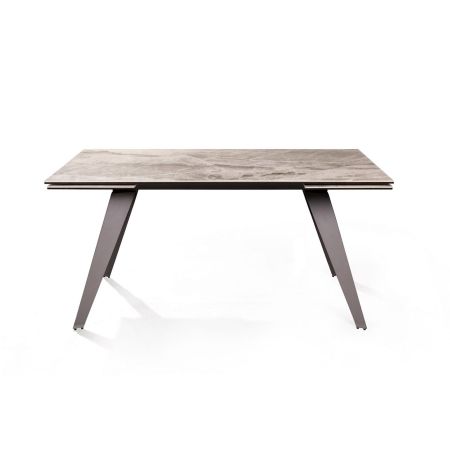 Стол раскладной Grant (160+40+40), мрамор испанская керамика светлый