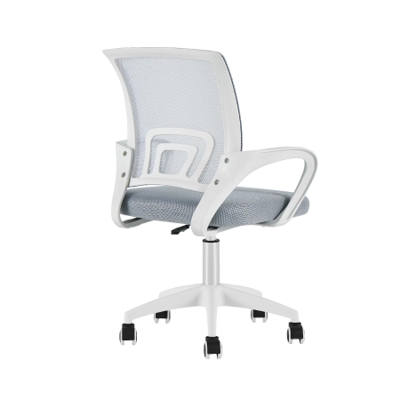 Кресло офисное TopChairs Simple SN серый пластик белый