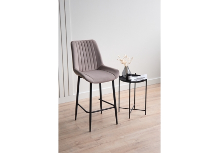 Барный стул Седа латте (zd 290), черный