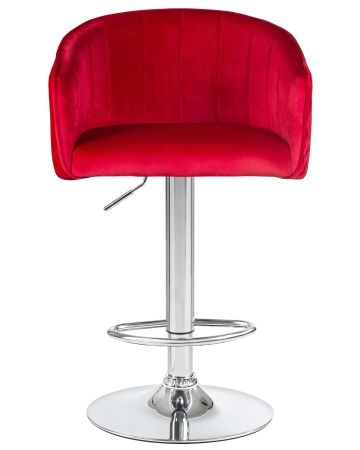 Стул барный DARCY малиновый велюр 1922-14