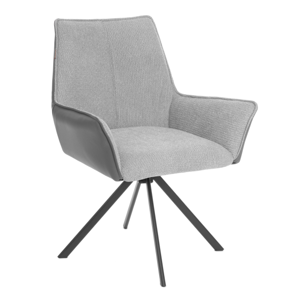 Кресло Murano/Мурано светло-серый, графит