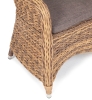 "Равенна" плетеное кресло из искусственного ротанга (гиацинт), соломенный