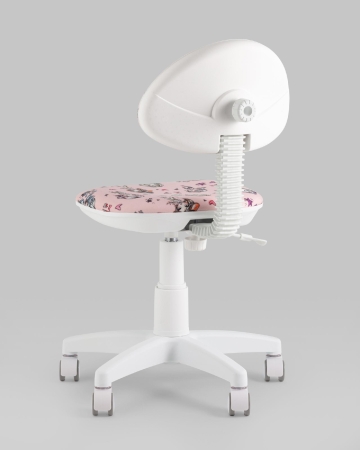 Кресло компьютерное детское УМКА Girls пластик белый