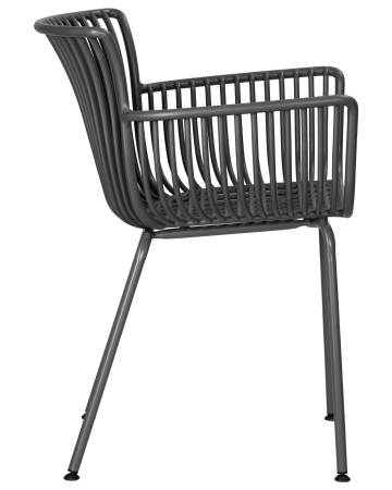 Набор 4 шт Стул обеденный ROSS, темно-серый (GR-04) без подушки