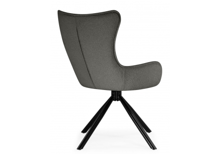 Стул на металлокаркасе Chicago светло-серый, черный