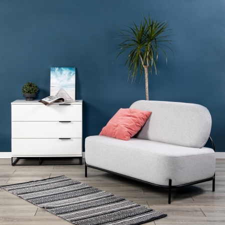 Диван Gawaii 2-х мест Светл серый