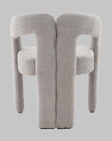 Стул Болинджер букле светло-серый