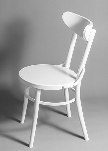 Стул венский Luna белый, жесткое сиденье Стул венский Luna белый, жесткое сиденье
