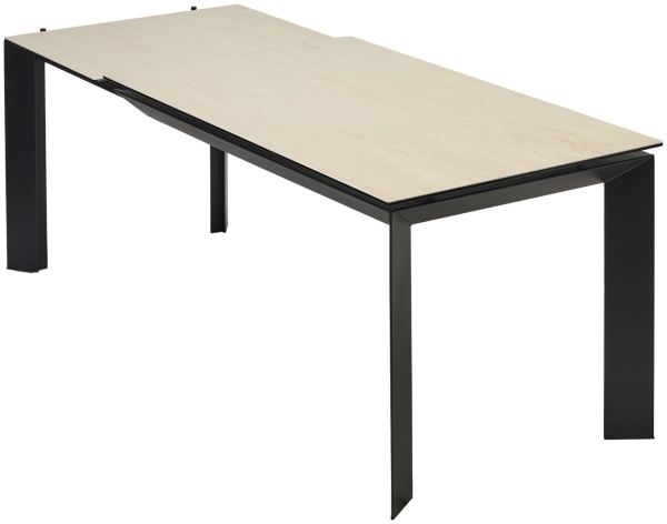 Стол CREMONA 180 TL-142, испанская керамика, черный каркас