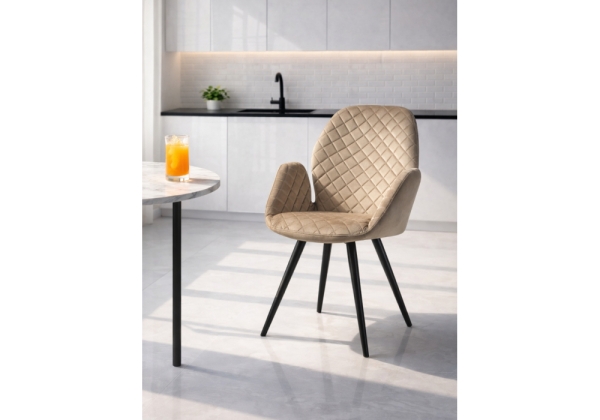 Стул Муат поворотное светло-коричневый, черный