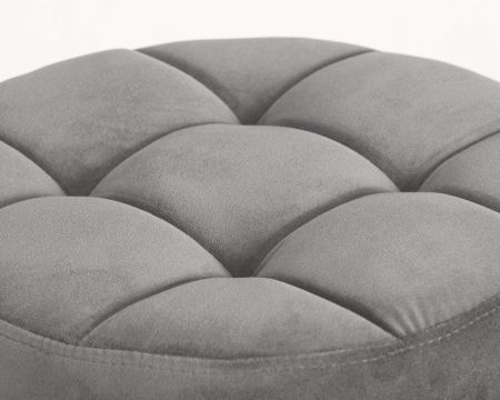 Табурет барный BRUNO черный серый велюр MJ9-75 Табурет барный BRUNO черный серый велюр MJ9-75