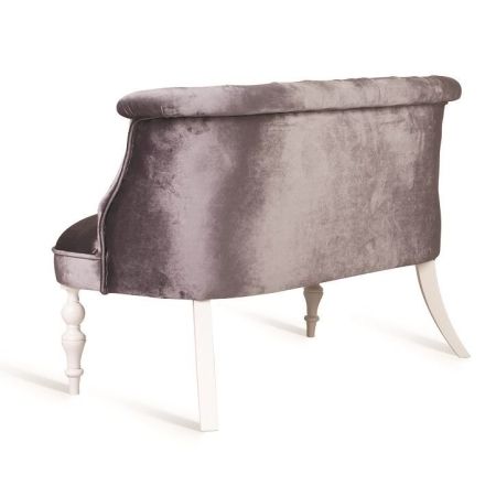 Диван Бархат эмаль белая, 36 - голубовато-серый