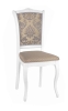 Стул Константа тон 304 белый, ткань Агата синяя, компаньон