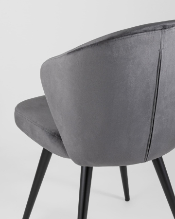 Стул Танго велюр серый