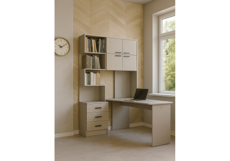 Компьютерный стол Эльброни правый кашемир