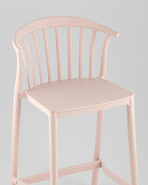 Стул полубарный Campo пластик бежевый