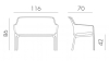 Диван пластиковый Net Bench бирюзовый Диван пластиковый Net Bench бирюзовый