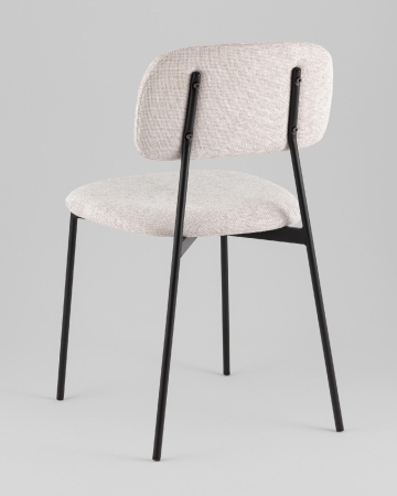 Стул Chao светло-серый черные ножки 2 шт.