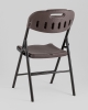Стул складной банкетный коричневый под дерево