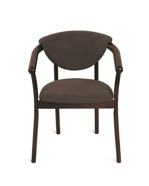 Кресло венское "Виенна" темный тон и темно-серый